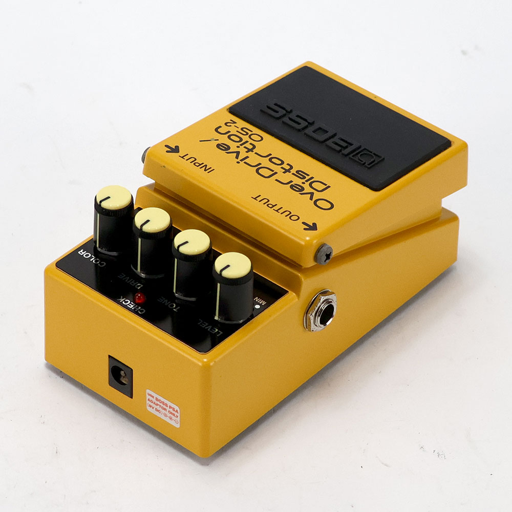 【中古】オーバードライブ ディストーション エフェクター BOSS OS-2 OverDrive Distortion ギターエフェクター 全体