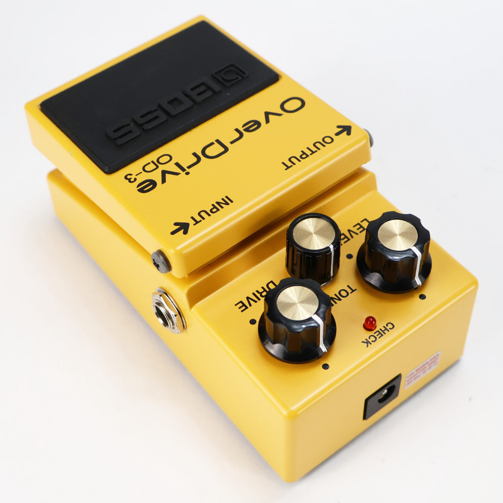 【中古】 オーバードライブ エフェクター BOSS OD-3 Over Drive ギターエフェクター 本体画像 斜め