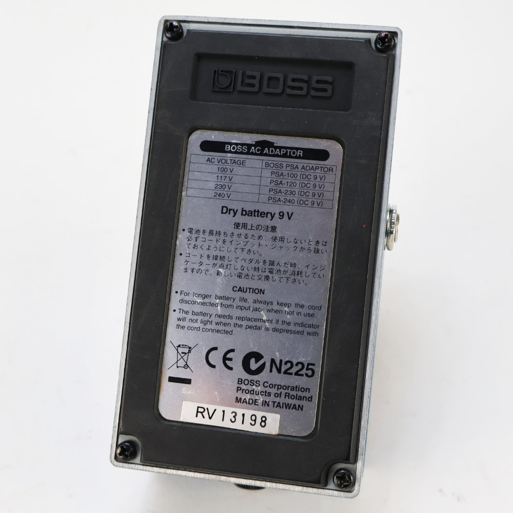 【中古】 ブルースドライバー エフェクター BOSS BD-2 Blues Driver ギターエフェクター オーバードライブ ブルドラ 本体画像 裏  