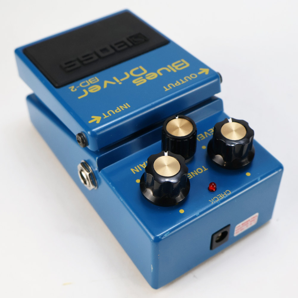 【中古】 ブルースドライバー エフェクター BOSS BD-2 Blues Driver ギターエフェクター オーバードライブ ブルドラ 本体画像 斜め