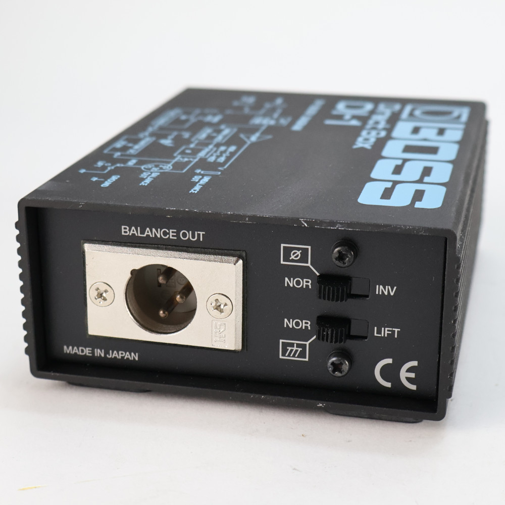 【中古】 ダイレクトボックス DIボックス BOSS DI-1 Direct Box D.Iボックス 本体画像 斜め 