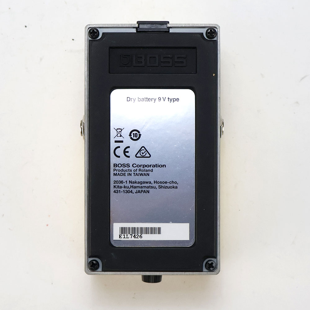 【中古】 スーパーオーバードライブ エフェクター BOSS SD-1 Super Over Drive ギターエフェクター 裏面