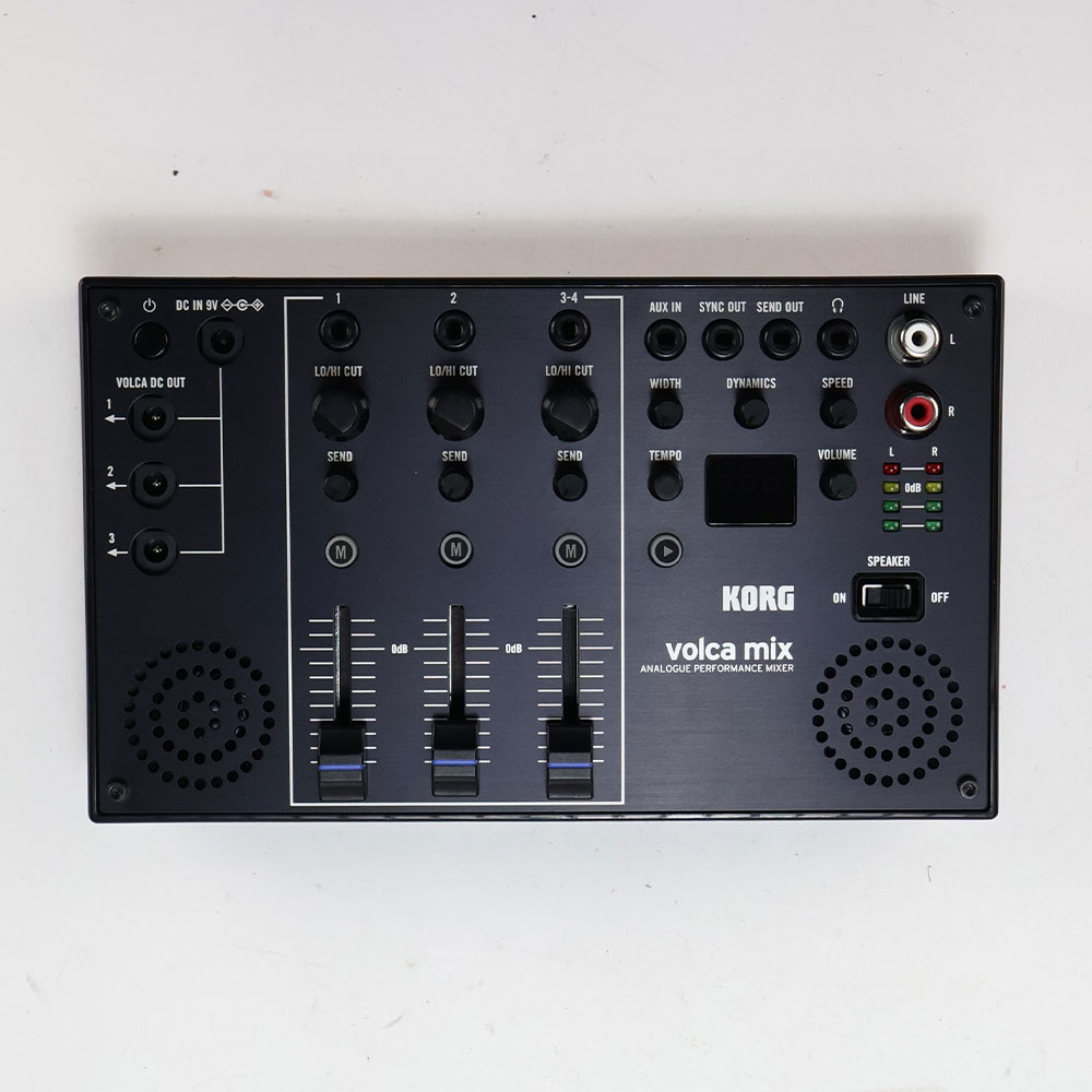 【中古】 KORG volca mix ボルカミックス アナログパフォーマンスミキサー 正面