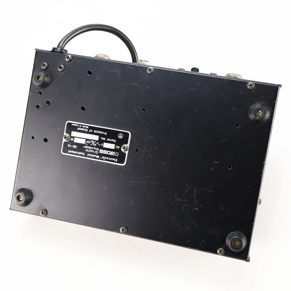 【中古】 BOSS ボス GE-10 10バンドグラフィックイコライザー 本体画像 裏 