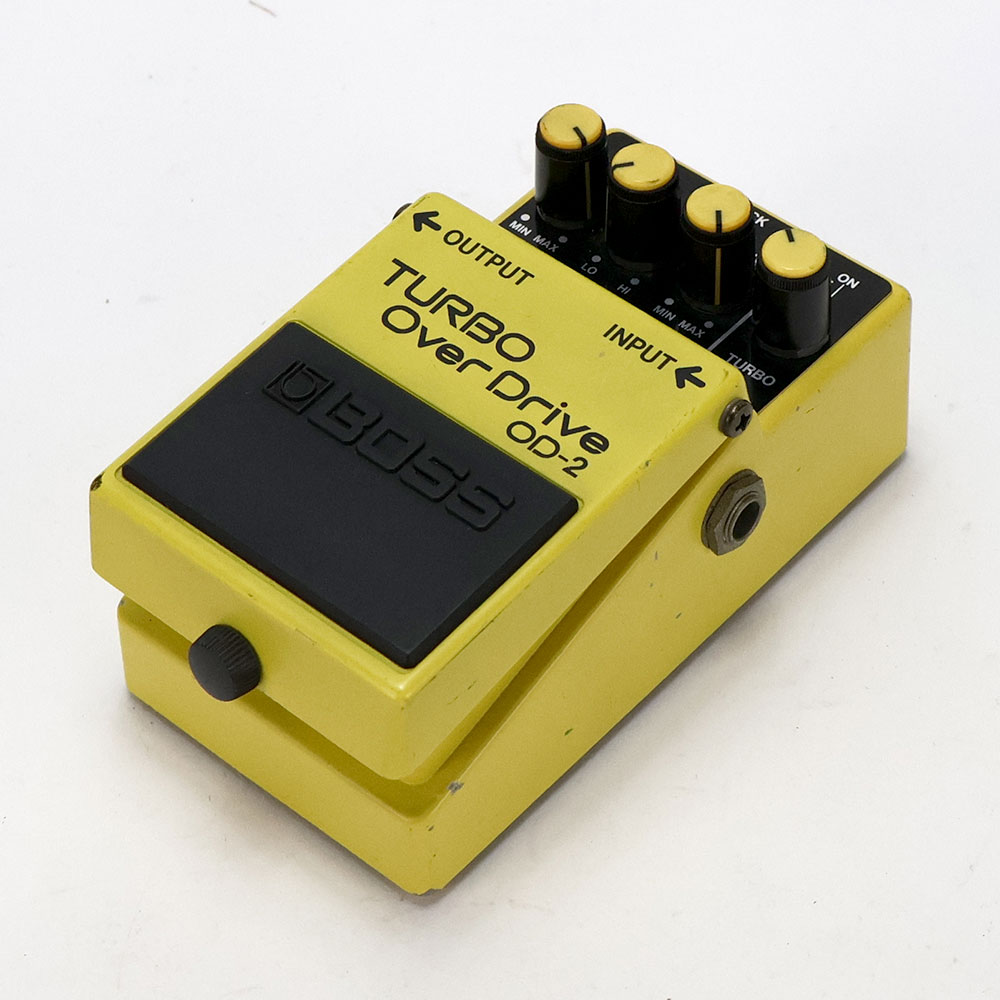 【中古】ターボオーバードライブ エフェクター BOSS OD-2 TURBO OverDrive Made in Japan ボス ギターエフェクター 全体