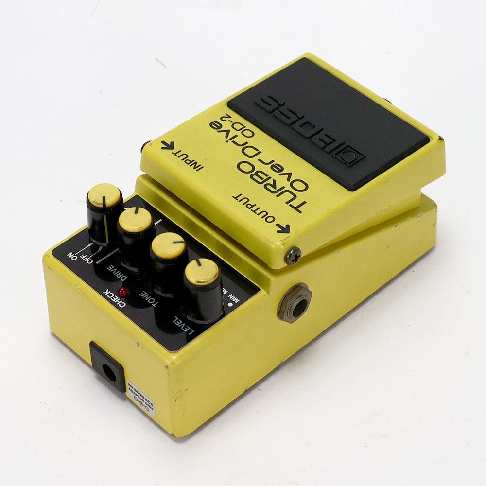 【中古】ターボオーバードライブ エフェクター BOSS OD-2 TURBO OverDrive Made in Japan ボス ギターエフェクター 全体