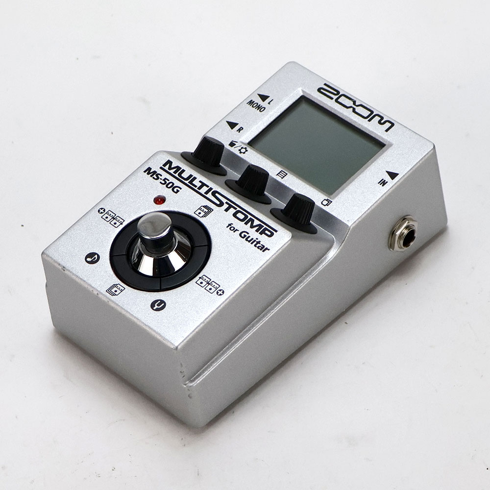 【中古】 マルチエフェクター ZOOM MultiStomp MS-50G ズーム ギターエフェクター 全体