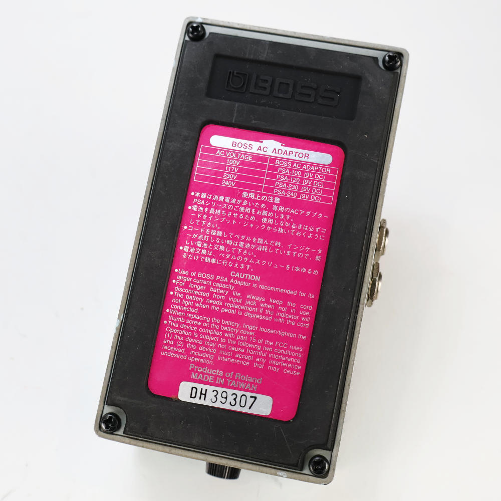 【中古】コーラスアンサンブル エフェクター BOSS CE-5 Chorus Ensemble ギターエフェクター 本体画像 裏