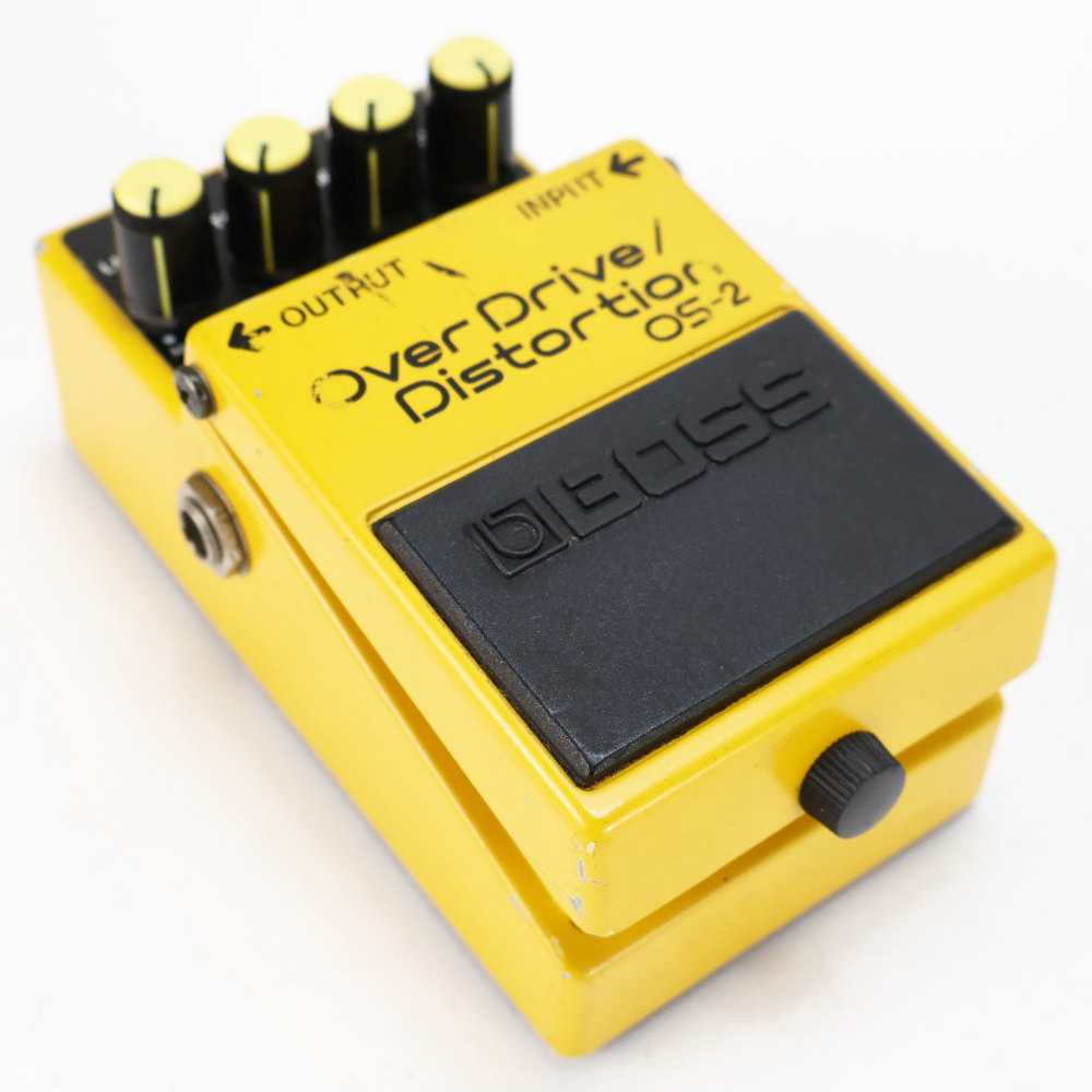 【中古】オーバードライブ ディストーション エフェクター BOSS OS-2 OverDrive Distortion ギターエフェクター 本体画像 斜め 2