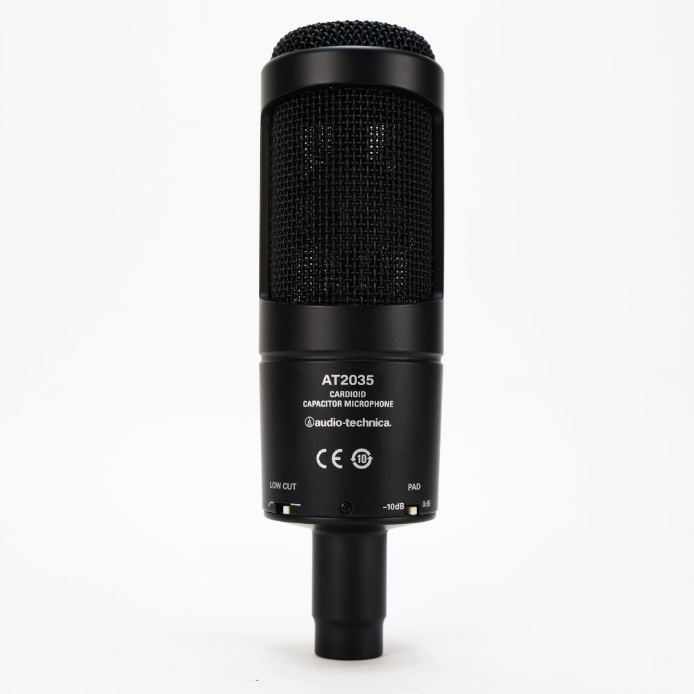 【中古】 マイク コンデンサーマイク AUDIO-TECHNICA AT2035 オーディオテクニカ オーテク 背面