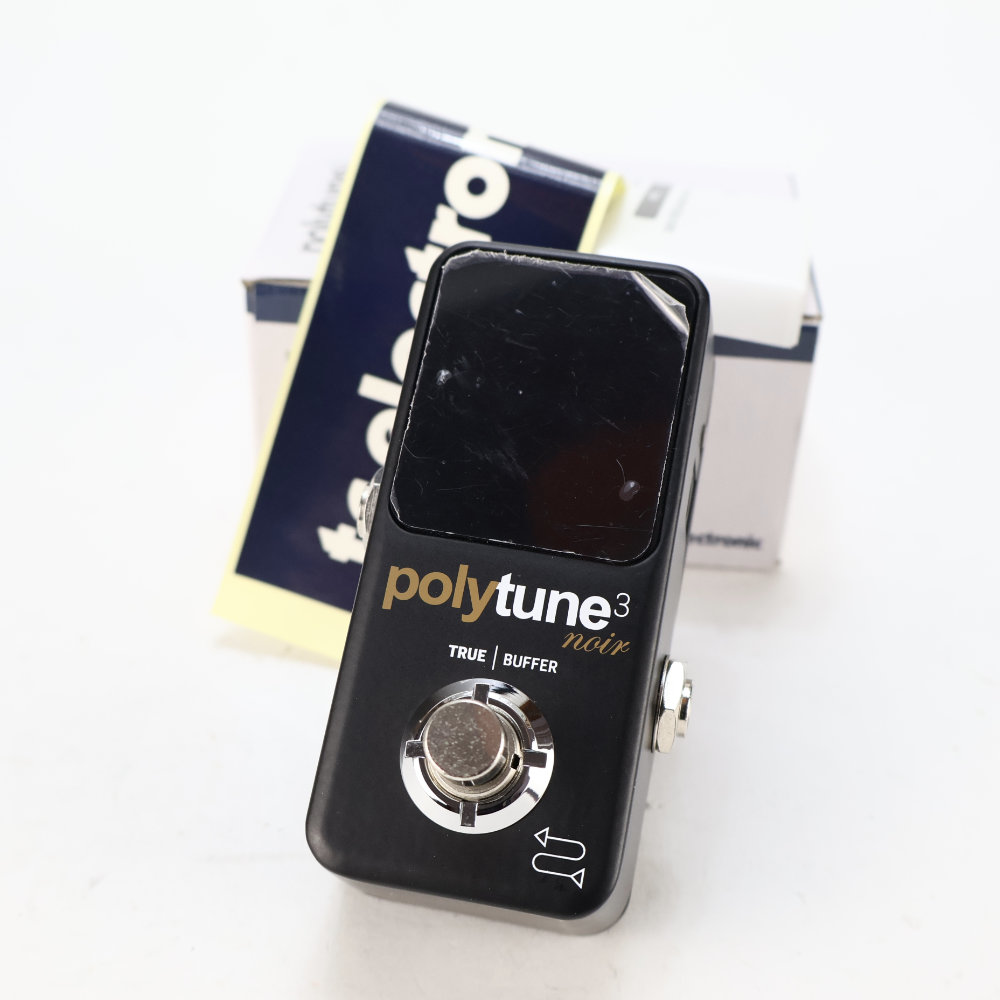 【中古】 tc electronic PolyTune 3 noir バッファー内蔵 ペダルチューナー