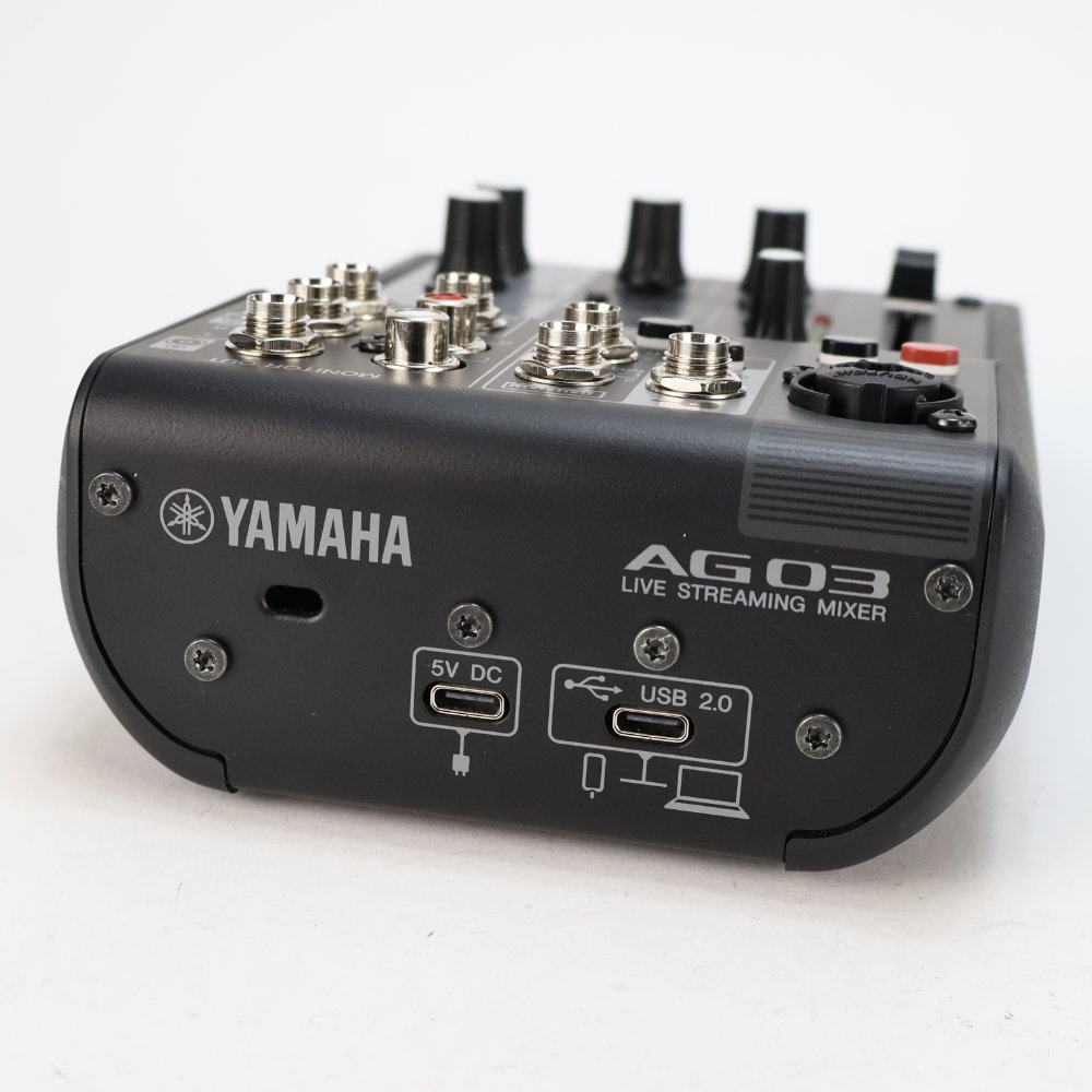 【中古】 ミキサー ヤマハ YAMAHA AG03 mk2 ライブストリーミングミキサー 背面