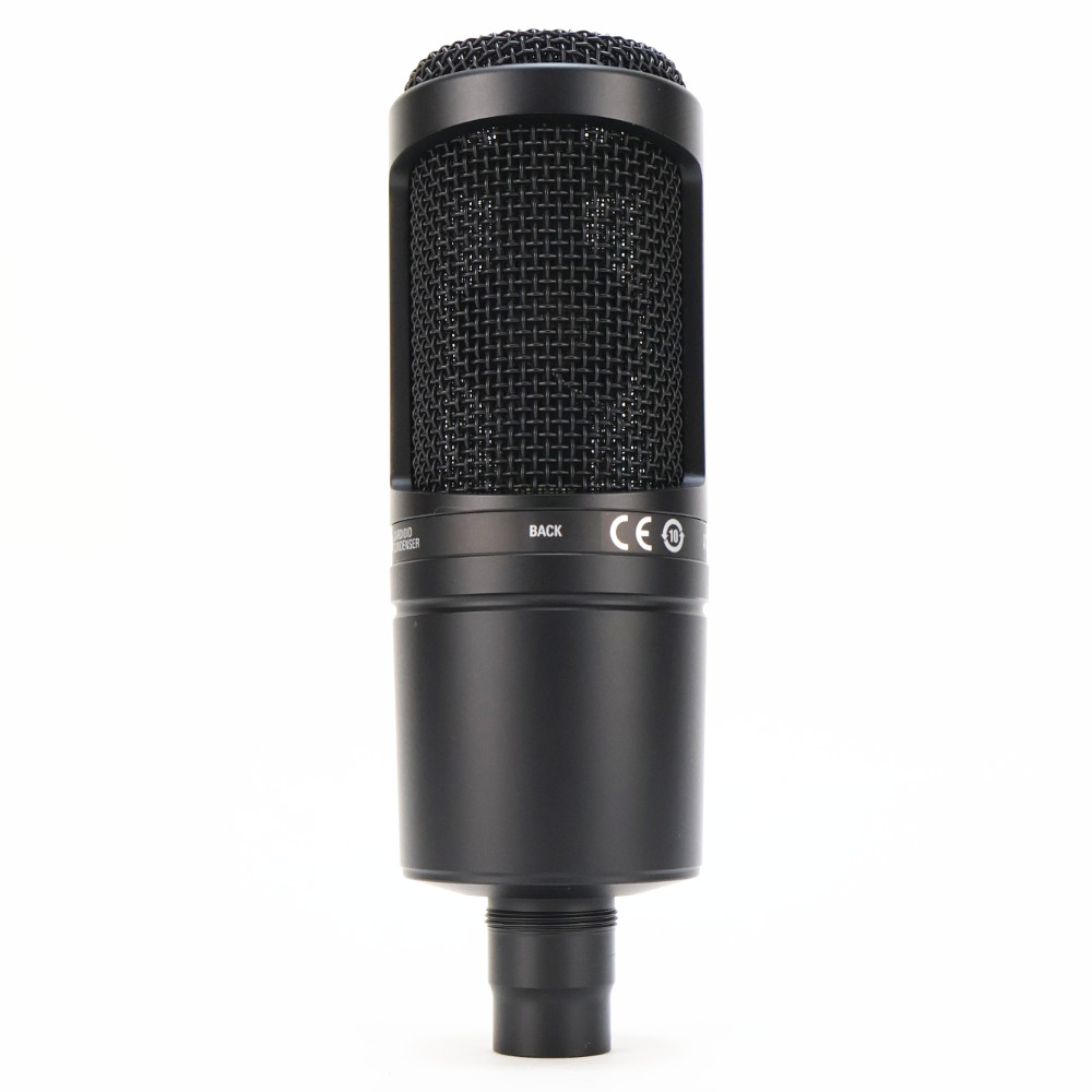 【中古】 コンデンサーマイク AUDIO-TECHNICA AT2020 オーディオテクニカ オーテク 本体画像 裏 