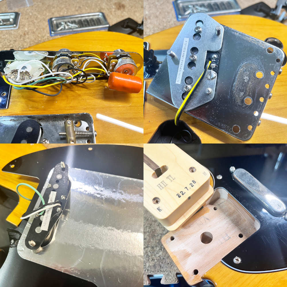 【中古】 エレキギター Fender Made in Japan Hybrid II Telecaster Maple Fingerboard Vintage Natural 2022年製 フェンダー ハイブリッド2 テレキャスター 日本製 内部 