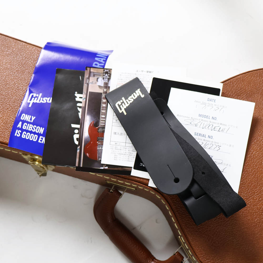 【中古】 エレキギター Gibson SG Standard ’61 Maestro Vibrola Vintage Cherry 2021年製 ギブソン SG マエストロヴァイブローラ搭載 付属品画像