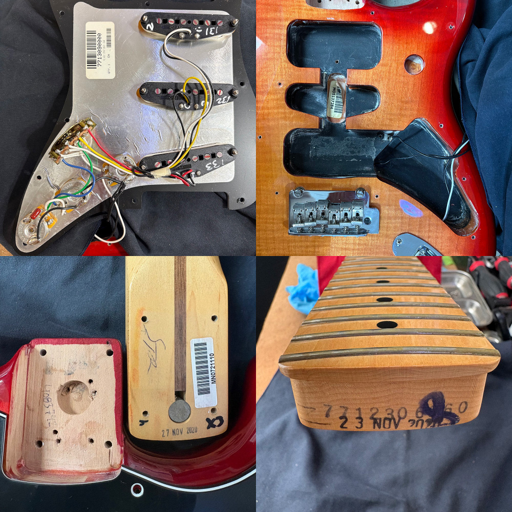 【中古】 エレキギター Fender Player Stratocaster Plus Top Maple Fingerboard Aged Cherry Burst 2020年製 フェンダー メキシコ プレイヤー ストラトキャスター フレイムメイプルトップ ピックアップ、ネック