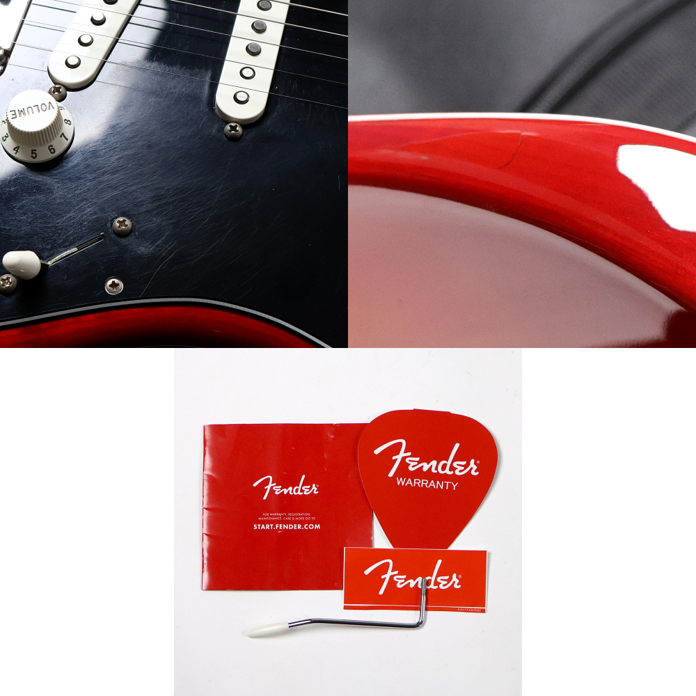 【中古】 エレキギター Fender Player Stratocaster Plus Top Maple Fingerboard Aged Cherry Burst 2020年製 フェンダー メキシコ プレイヤー ストラトキャスター フレイムメイプルトップ 傷など