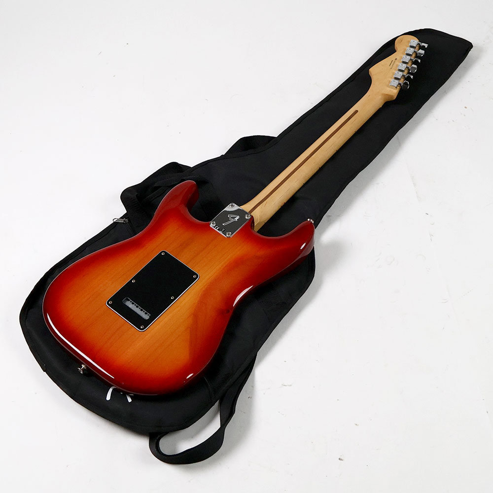 【中古】 エレキギター Fender Player Stratocaster Plus Top Maple Fingerboard Aged Cherry Burst 2020年製 フェンダー メキシコ プレイヤー ストラトキャスター フレイムメイプルトップ 背面