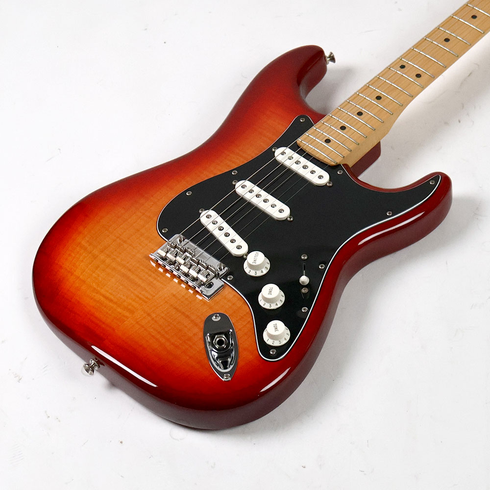 【中古】 エレキギター Fender Player Stratocaster Plus Top Maple Fingerboard Aged Cherry Burst 2020年製 フェンダー メキシコ プレイヤー ストラトキャスター フレイムメイプルトップ ボディ