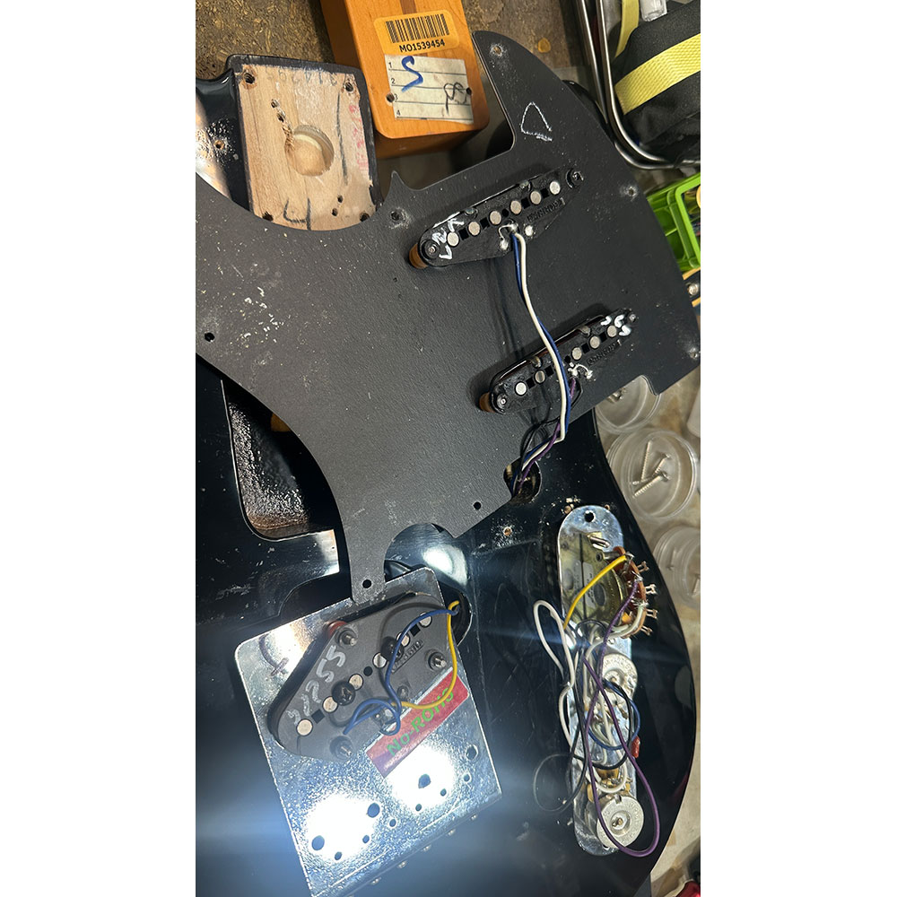 【中古】 エレキギター Fender Deluxe Blackout Telecaster Maple Fingerboard Black 2007年製 フェンダー メキシコ デラックスブラックアウトテレキャスター ピックアップ