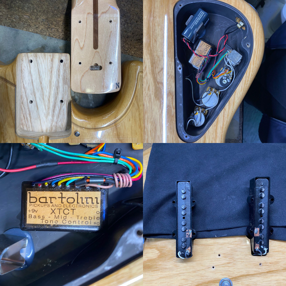 【中古】 エレキベース ATELIER Z M245 NAT アトリエZ 4弦ベース ピックアップ、ネック