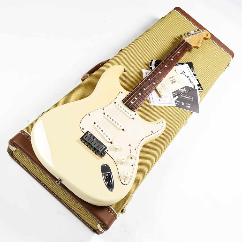 【中古】 エレキギター Fender Jeff Beck Stratocaster Rosewood Fingerboard Olympic White 2005年製 フェンダー ジェフ・ベック ストラトキャスター ノイズレスピックアップ搭載