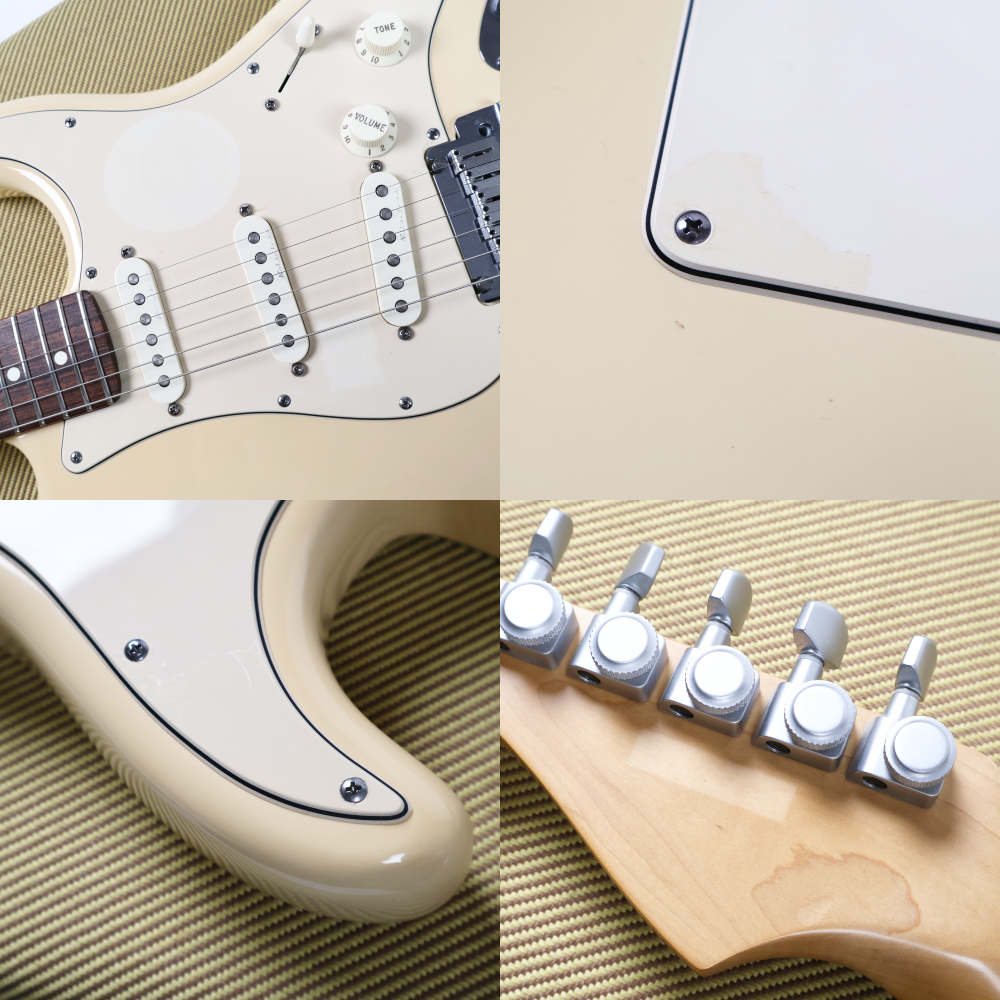 【中古】 エレキギター Fender Jeff Beck Stratocaster Rosewood Fingerboard Olympic White 2005年製 フェンダー ジェフ・ベック ストラトキャスター ノイズレスピックアップ搭載 傷