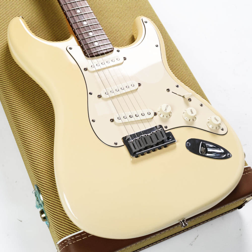 【中古】 エレキギター Fender Jeff Beck Stratocaster Rosewood Fingerboard Olympic White 2005年製 フェンダー ジェフ・ベック ストラトキャスター ノイズレスピックアップ搭載 ボディ画像 