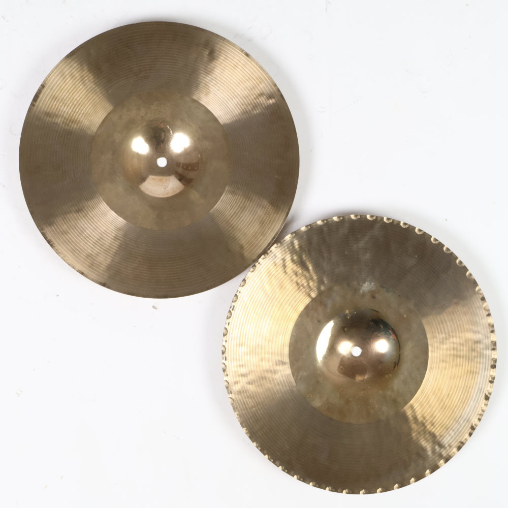 【中古】ハイハットシンバル ペア ジルジャン Zildjian K CUSTOM HYBRID HIHATS PAIR 14 1/4インチ 裏面