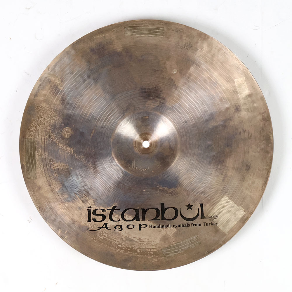 【中古】ライドシンバル イスタンブール istanbul AGOP Traditional CRASH RIDE 18インチ 裏面
