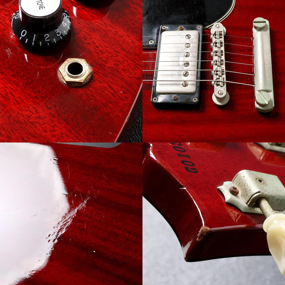 【中古】 エレキギター Orville by Gibson SG / SG ’62 Re-issue Heritage Cherry 1990年製 ギブソン刻印ナンバードPAF搭載 オービル バイギブ 2.86kg サビ、傷など