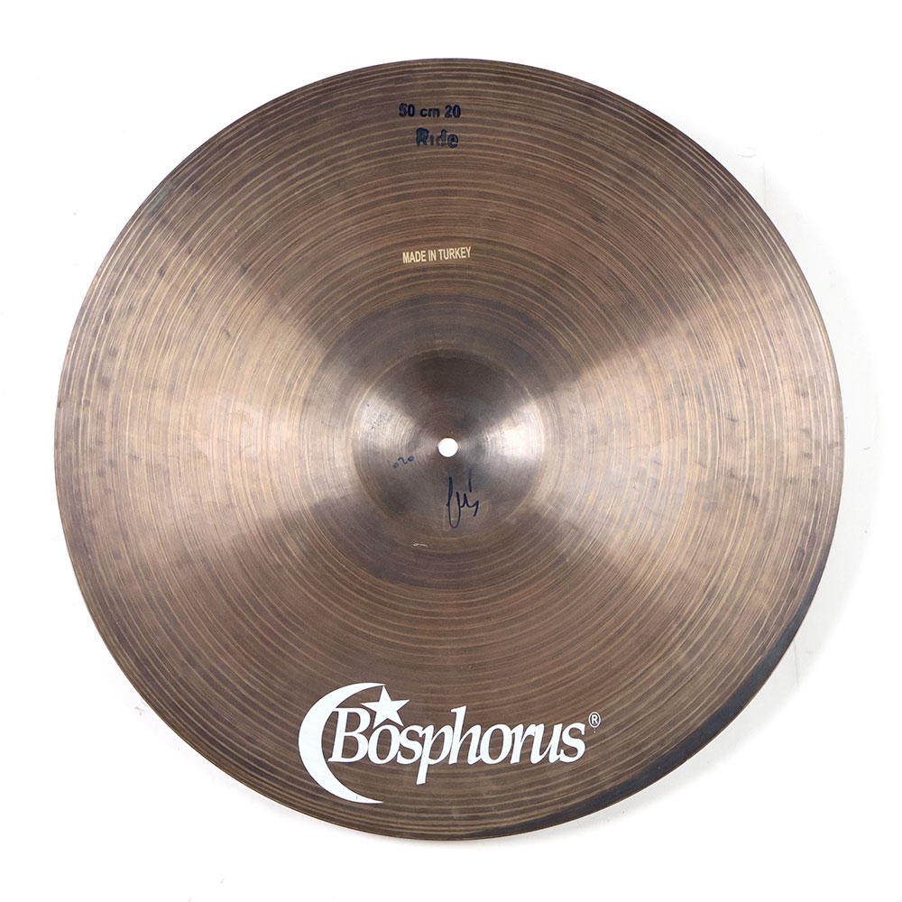 【中古】 ライドシンバル ボスフォラスシンバル Bosphorus Cymbals 20th Anniversary Series Ride 20インチ 裏面