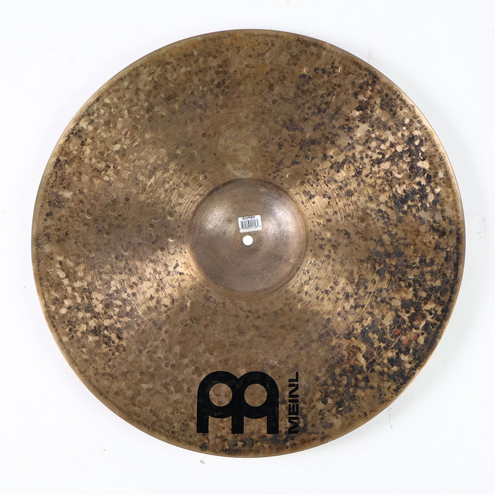 【中古】 ライドシンバル マイネル MEINL Byzance Dark Raw Bell Ride 22インチ ライドシンバル 裏面