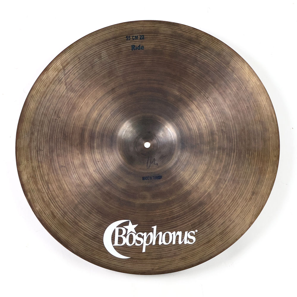 【中古】 ライドシンバル ボスフォラスシンバル Bosphorus Cymbals 20th Anniversary Series Ride 22インチ 裏面