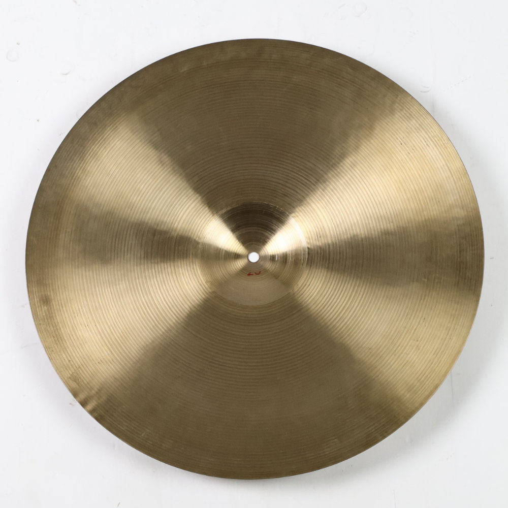 【中古】 ライドシンバル パイステ PAISTE Formula 602 MEDIUM RIDE 20インチ 1960〜1970s ビンテージシンバル 裏面