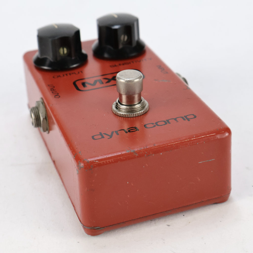 【中古】コンプレッサー エフェクター MXR DYNA COMP Block Logo 1980年製 ダイナコンプ ギターエフェクター 側面