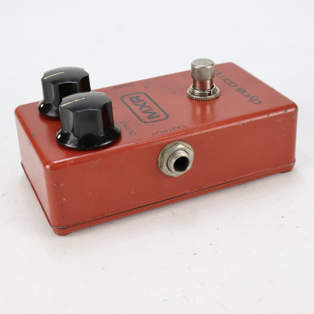 【中古】コンプレッサー エフェクター MXR DYNA COMP Block Logo 1980年製 ダイナコンプ ギターエフェクター 側面