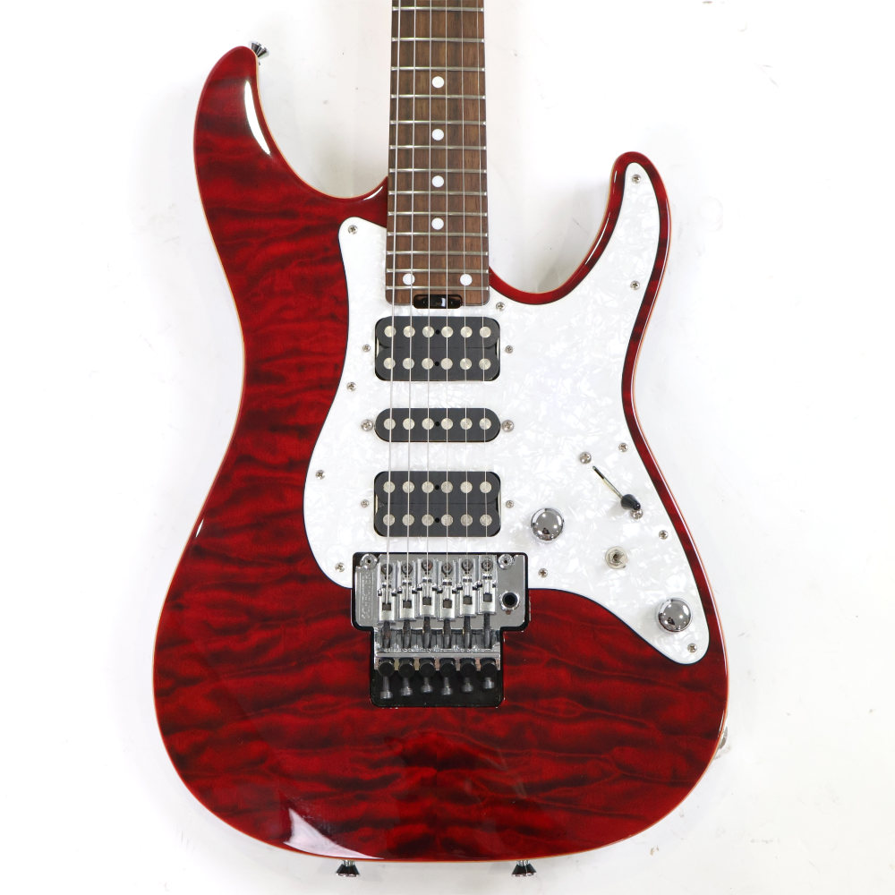 【中古】 エレキギター SCHECTER SD-2-24-AL RED/R See-thru Red シェクター ALDER アルダーバック 詳細画像
