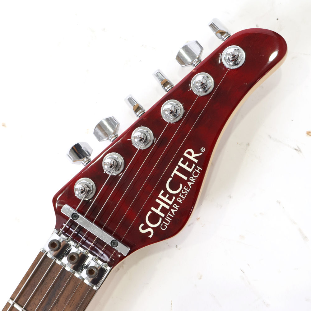 【中古】 エレキギター SCHECTER SD-2-24-AL RED/R See-thru Red シェクター ALDER アルダーバック 詳細画像