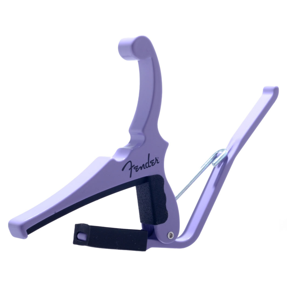 Kyser カイザー KGEFLHA Fender Classic Color Quick-Change Electric Capo Lavender Haze ギター用カポタスト 本体画像 裏 