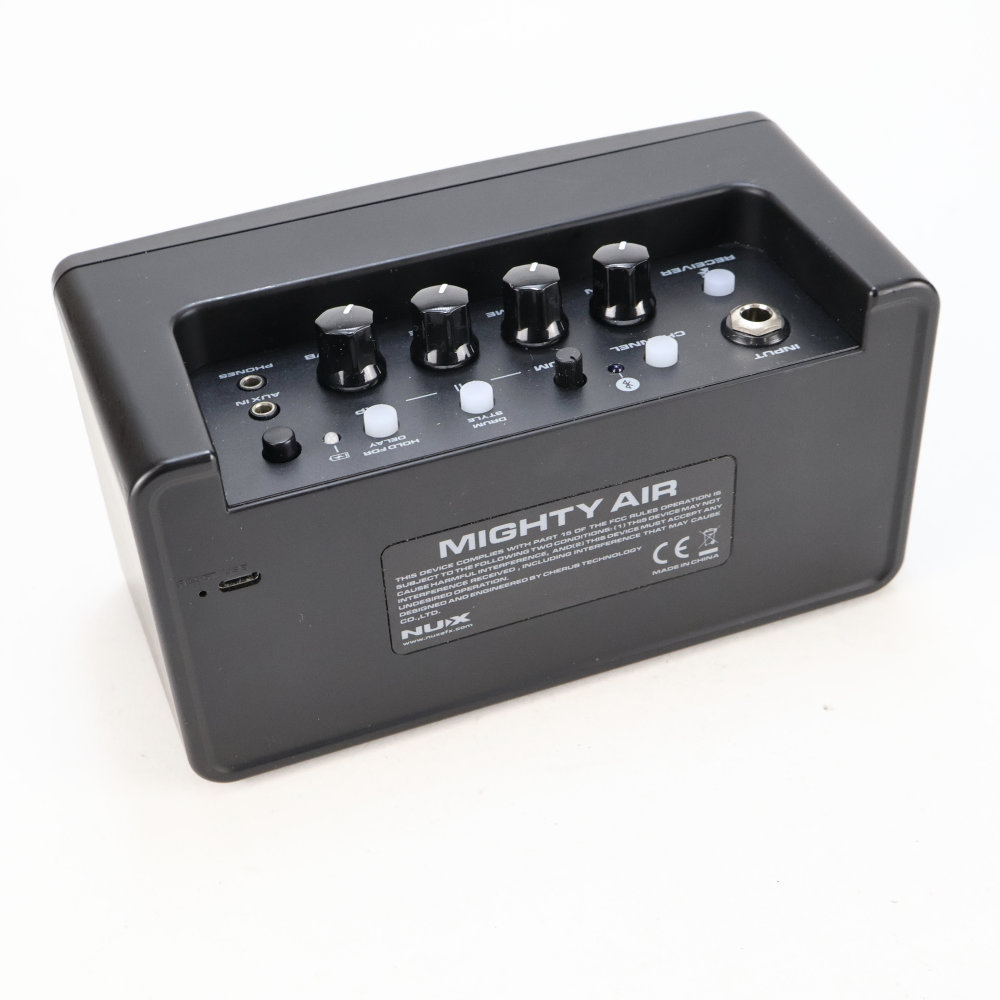 【中古】 小型ギターアンプ NUX ニューエックス Mighty Air ワイヤレス 小型ギターアンプ コンボ 背面