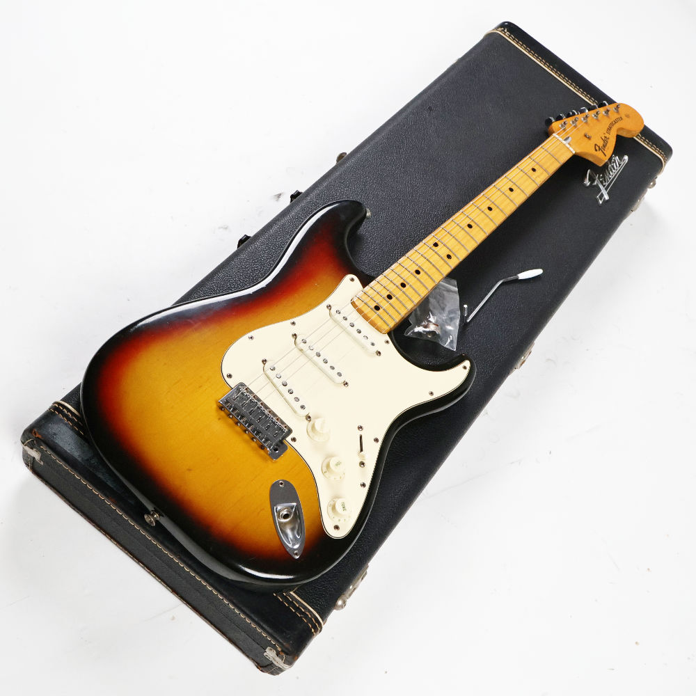 【中古】 エレキギター Fender Stratocaster 3-Tone Sunburst 70’s 1972年製ネック 1974年製ピックアップ フェンダー ストラトキャスター 1970年代