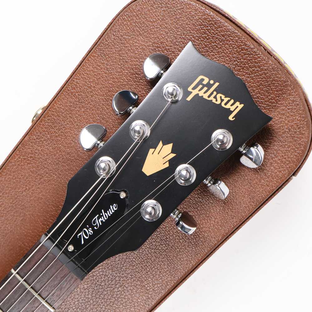 【中古】 エレキギター Gibson SG 70’s Tribute Vintage Sunburst 2013年製 2.90kg Dirty Fingersピックアップ搭載 ギブソン SG 70sトリビュート ダーティーフィンガーズピックアップ搭載 ヘッド画像