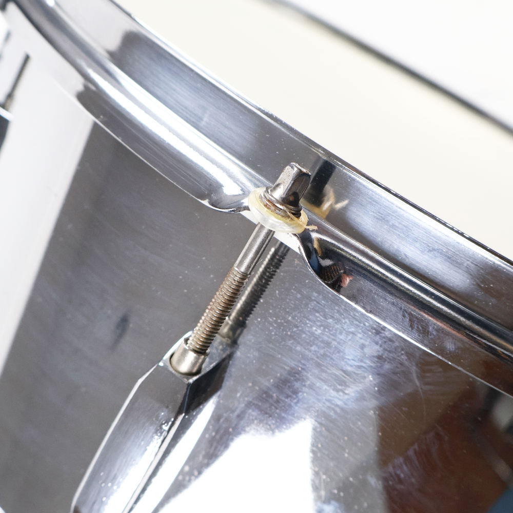 【中古】 スネアドラム パール Pearl Steel shell 14x6.5 傷