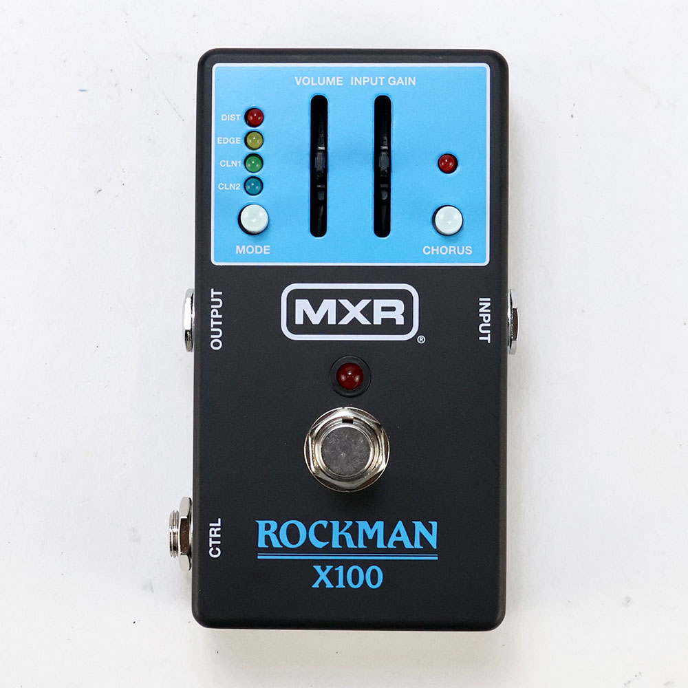 【中古】 MXR エムエックスアール MX100 MXR Rockman X100 Analog Tone Processor ディストーション ギターエフェクター 正面