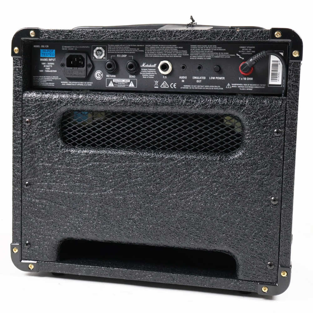【中古】マーシャル MARSHALL DSL1C ギターアンプ コンボ 真空管アンプ 本体画像 裏 