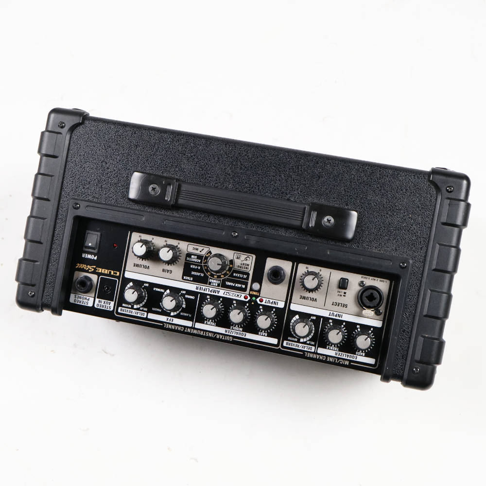 【中古】 ギターアンプ ローランド ROLAND CUBE Street BK 乾電池駆動パフォーマンス用ステレオアンプ ギターアンプ コントロール