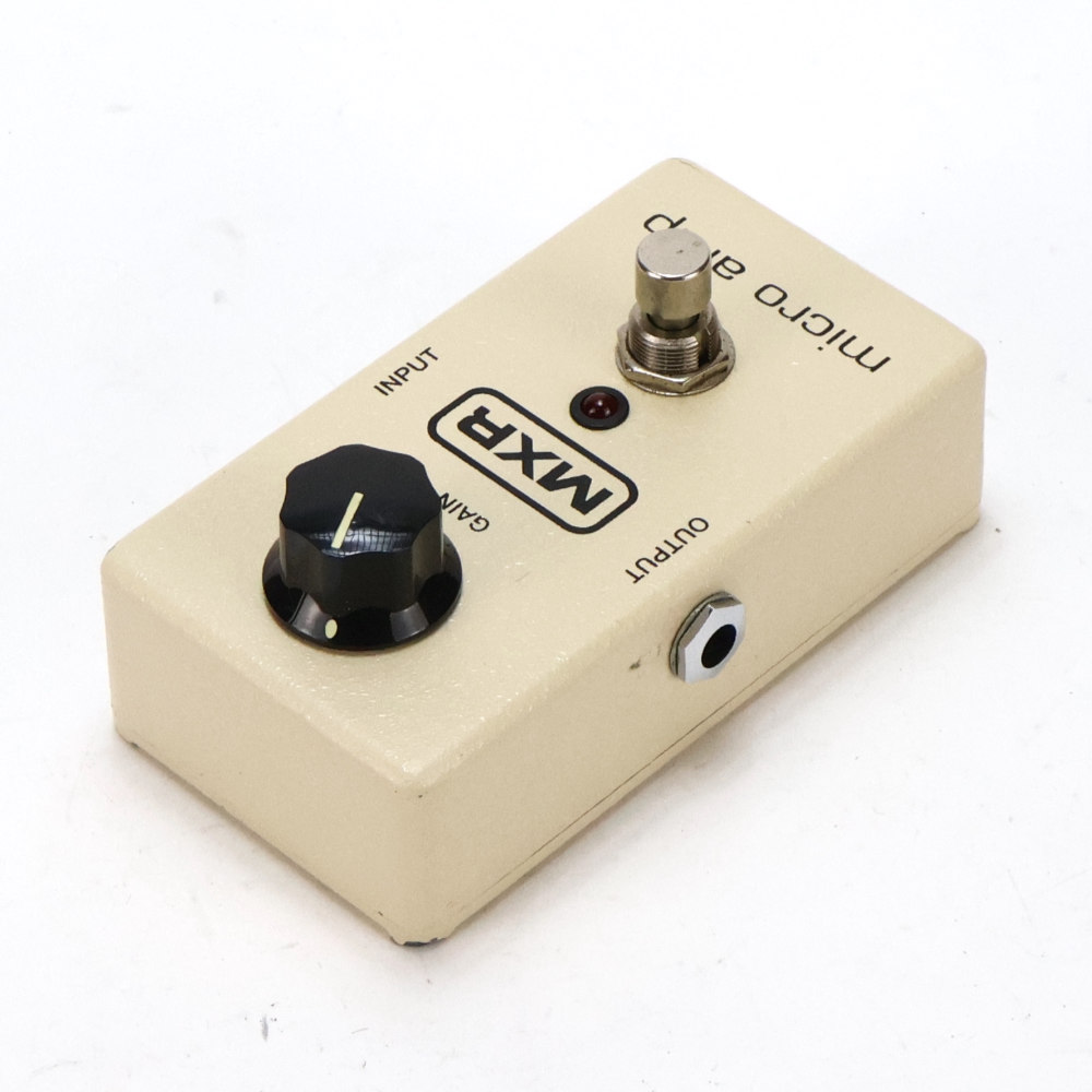【中古】 ブースター エフェクター MXR M-133 MICRO AMP マイクロアンプ ギターエフェクター リア斜めアングル画像