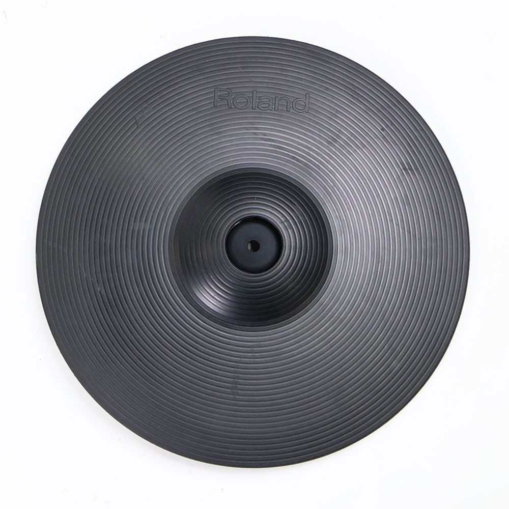 【中古】 V-Cymbal ローランド ROLAND CY-13R V-CYMBAL Ride ライド用シンバルパッド 正面