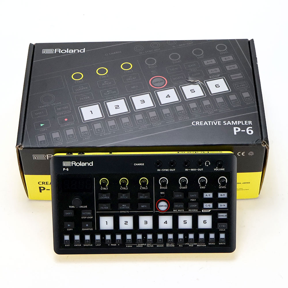 【中古】 サンプラー ローランド ROLAND P-6 CREATIVE SAMPLER AIRA COMPACT アイラコンパクト クリエイティブサンプラー P6